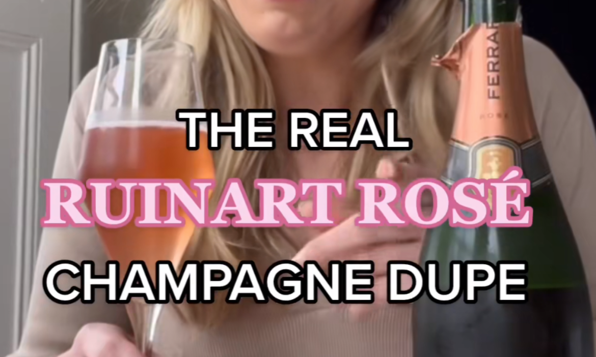 Ruinart Rosé Champagne Dupe