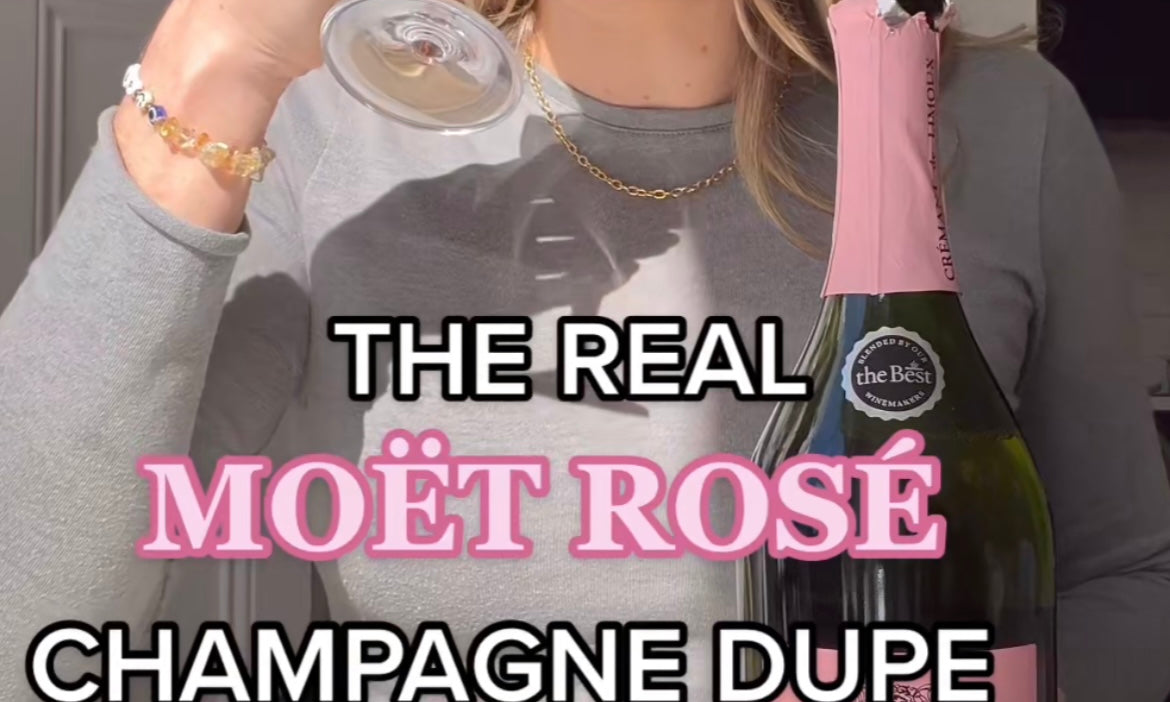 The real Moët Rosé Champagne dupe