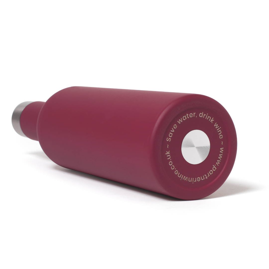 LIMITED EDITION The Partner in Wine Bottle - Soft Touch Burgundy