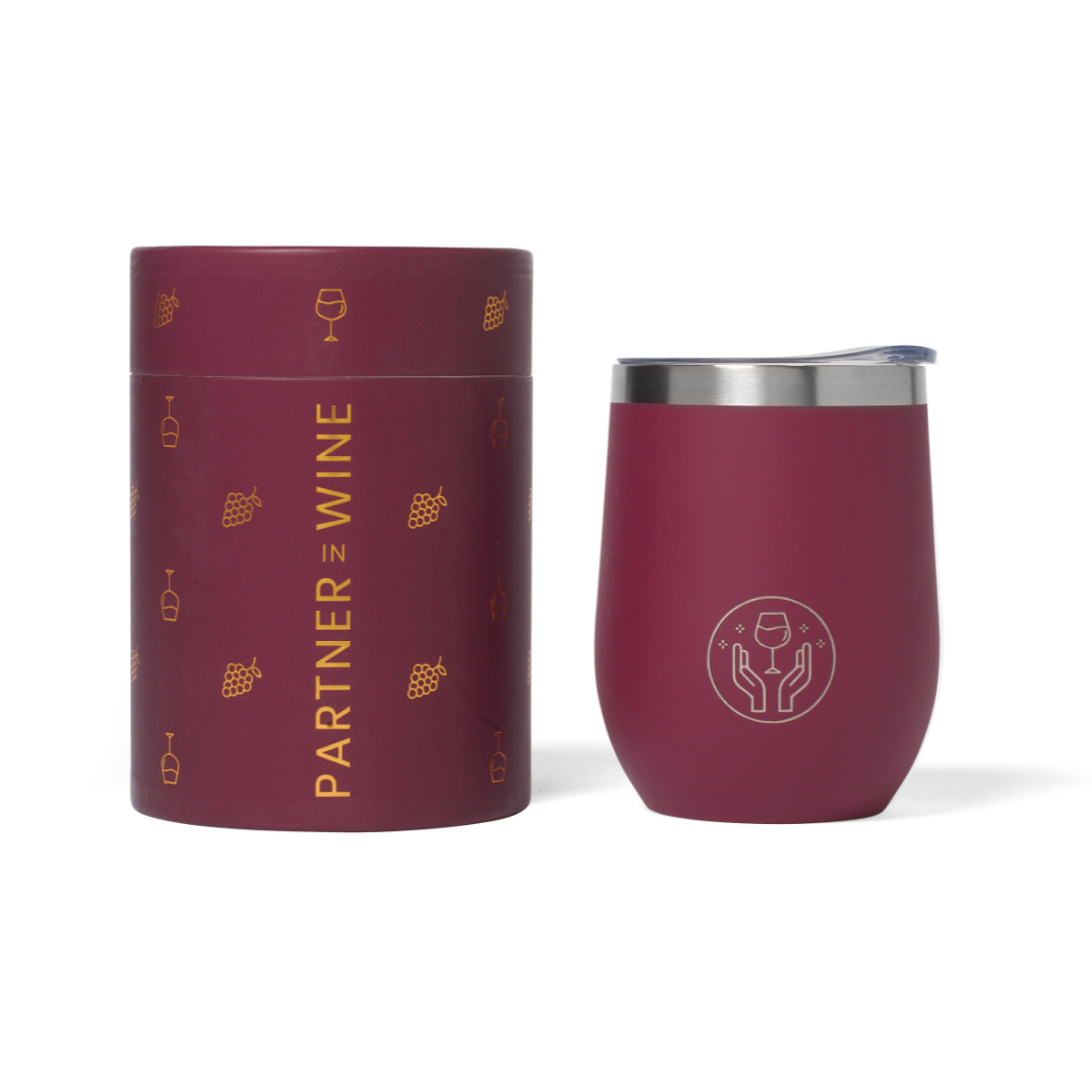 LIMITED EDITION The Partner in Wine Tumbler - Burgundy