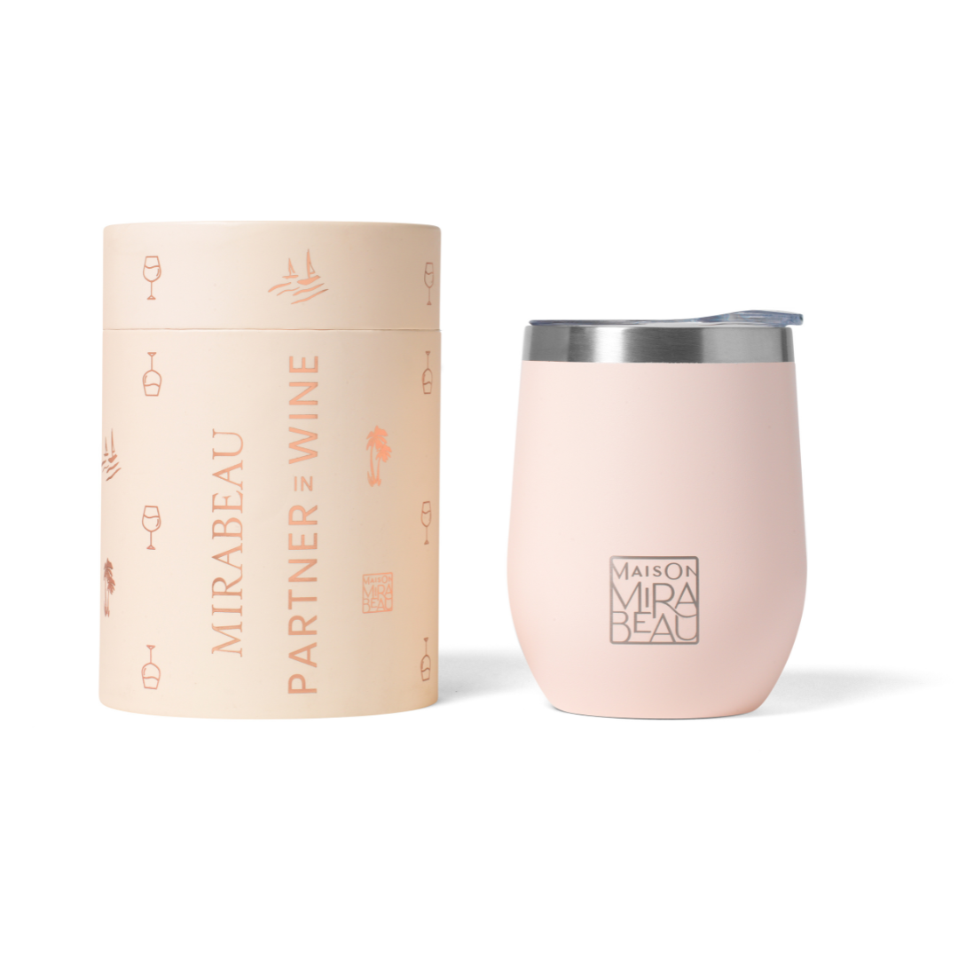 Maison Mirabeau x Partner in Wine Pure Pink Tumbler Bundle