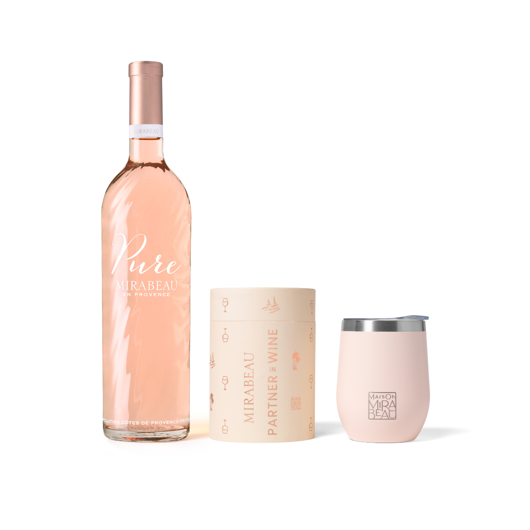 Maison Mirabeau x Partner in Wine Pure Pink Tumbler Bundle