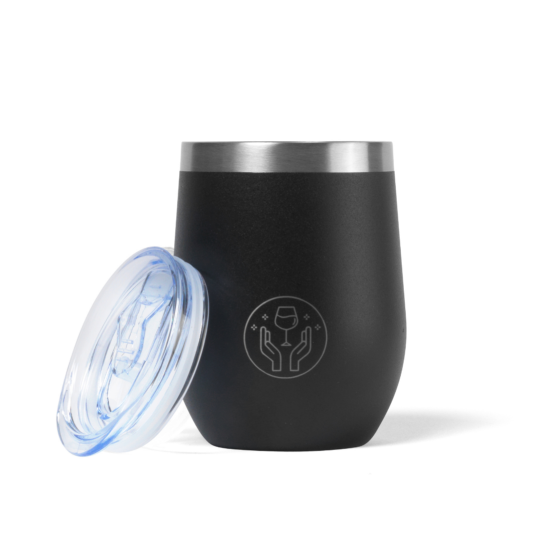 The Partner in Wine Tumbler - Black